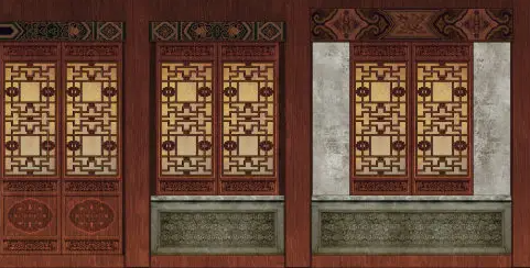 阿克苏隔扇槛窗的基本构造和饰件